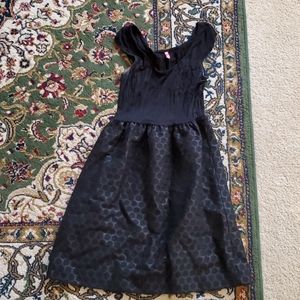 Eight Sixty Black Dotted Dress